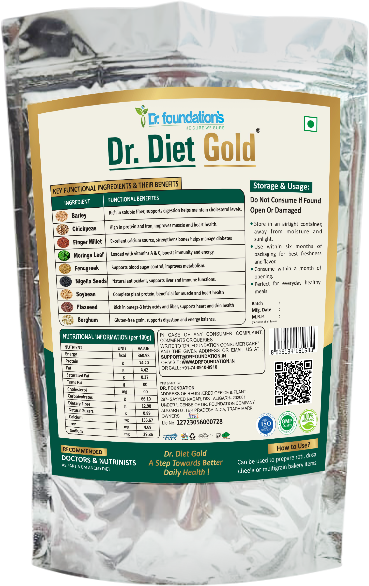 Dr Diet Gold Diabetic and heart-friendly diets - Image 2